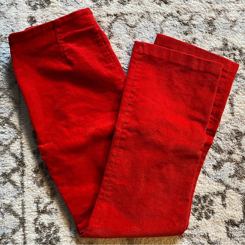Tuckernuck red corduroy Ashford pants